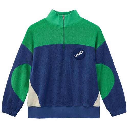 Wynken Keel Sweater Klein Blue Fresh Green 3 Y  Blå  3 år  Unisex