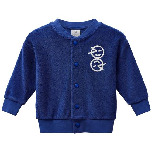 Wynken Mini Keel Terry Bomber Sweater Klein Blue 6 months  Blå  6 måneder  Unisex