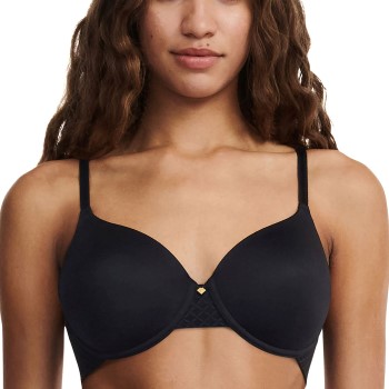 Chantelle Bh C Jolie Comfort Convertible T-Shirt Bra Sort D 65 Dame