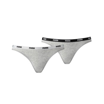 Puma Trusser 2P Iconic Bikini Grå Small Dame