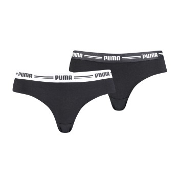 Puma Trusser 2P Logo Waistband Brazilian Sort X-Small Dame