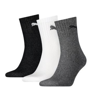 Puma Strømper 3P Short Crew Unisex Socks Flerfarvet Str 47/49