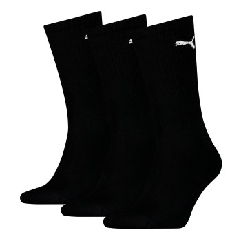 Puma Strømper 3P Unisex Light Crew Socks Sort Str 43/46