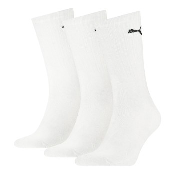 Puma Strømper 3P Unisex Light Crew Socks Hvid Strl 35/39