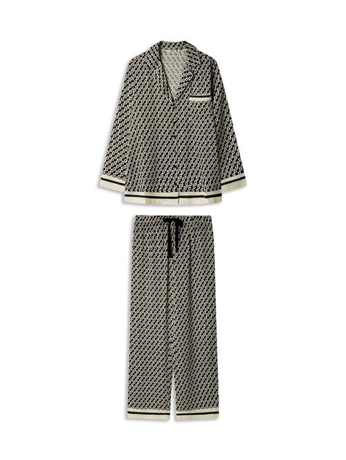 Gisela Pyjamas 'Set'  beige / navy