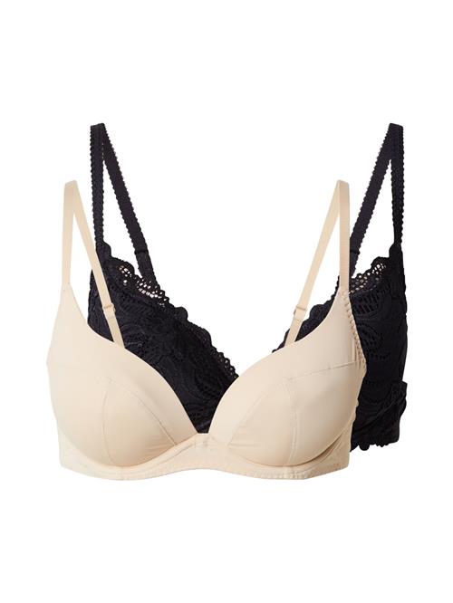 Se Dorina BH  lysebeige / sort ved About You