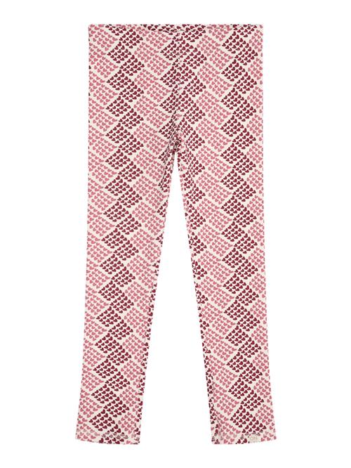 Only Mini Leggings 'KMGTRINNY'  creme / lyserød / burgunder