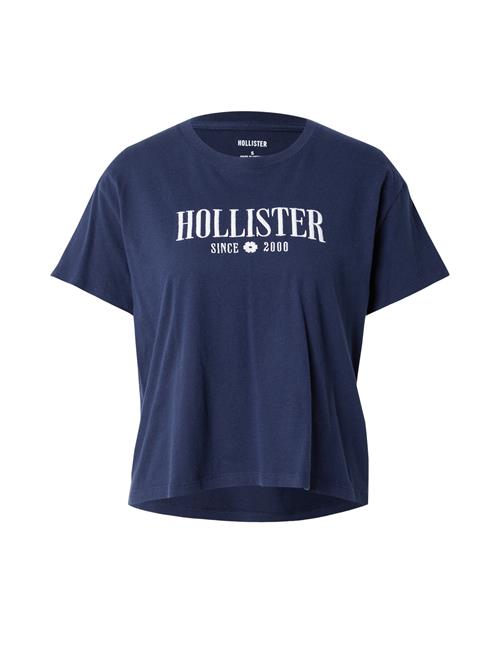 HOLLISTER Shirts  navy / hvid