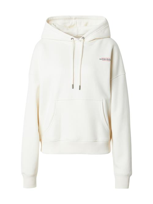 GUESS JEANS Sweatshirt  creme / rød / sort