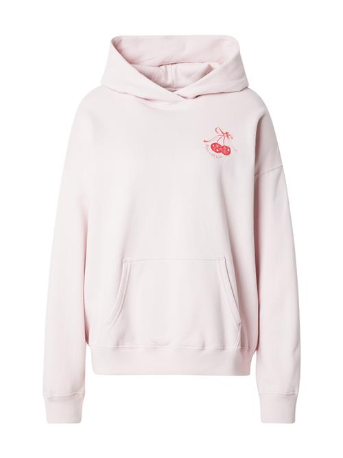 HOLLISTER Sweatshirt  lyselilla / rød