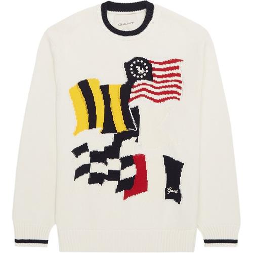 Gant - Flag Intarsia Cotton Strik