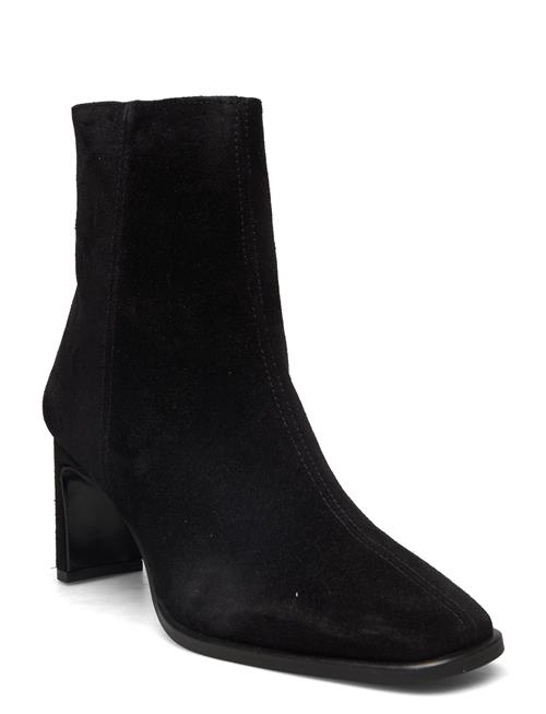 ANGULUS Bootie - Block Heel - With Zippe ANGULUS Black