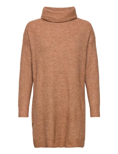 Vila Vicilia Rollneck L/S Knit Tunic/Su- Vila Brown