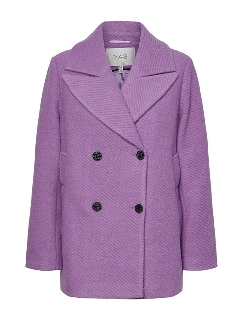 YAS Yasinferno Wool Mix Jacket YAS Purple