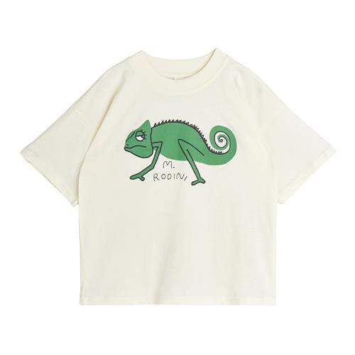 Mini Rodini Lizard T-shirt Offwhite 104/110 cm  Creme  104/110 cm  Unisex