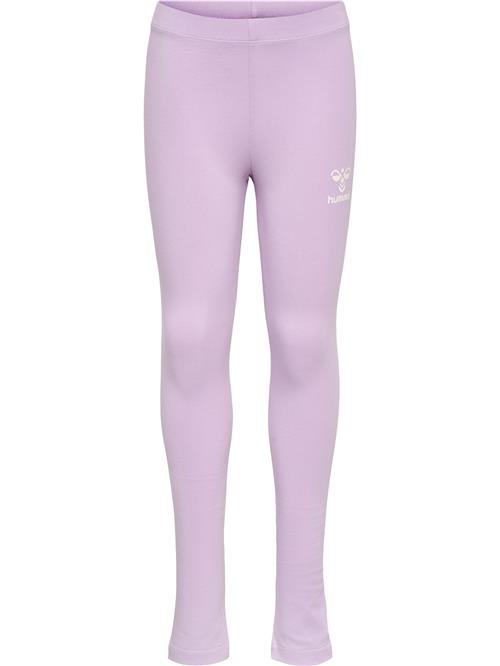 Hummel Leggings  lilla / hvid