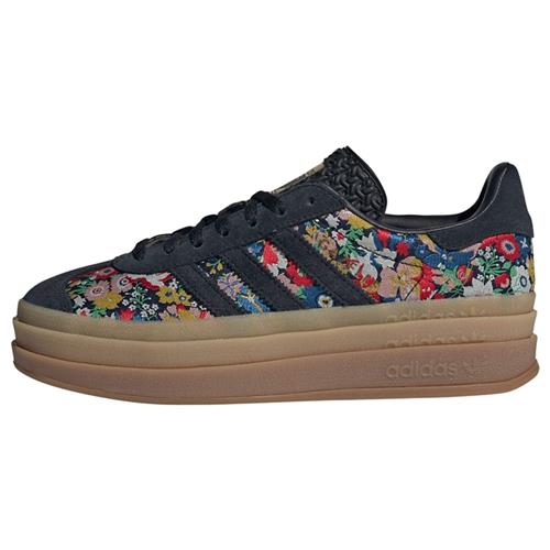 ADIDAS ORIGINALS Sneaker low 'Gazelle Bold x Liberty London'  blå / grøn / mørkerød / sort