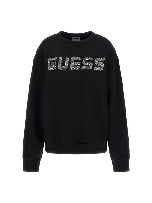 Se GUESS Sweatshirt 'CECILIA'  grå / sort ved About You