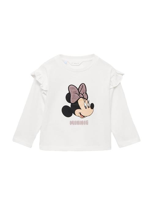 MANGO KIDS Bluser & t-shirts 'MINNIE'  beige / lysviolet / sort / offwhite