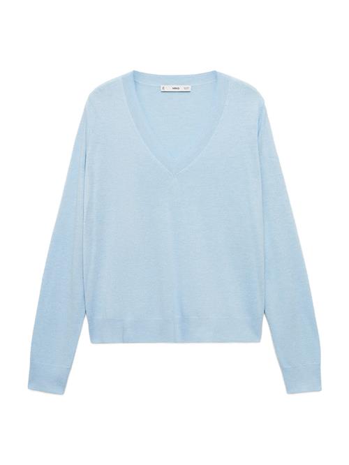 MANGO Pullover 'LUKAV'  lyseblå