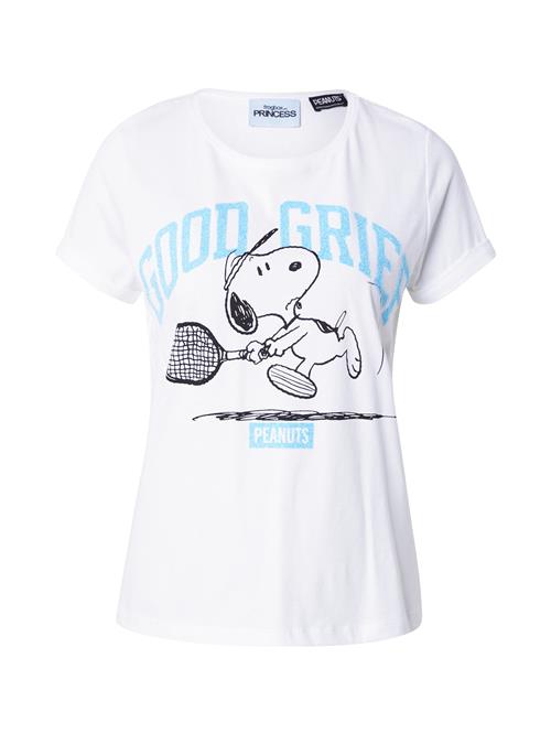 Frogbox Shirts 'Snoopy Good Grief'  neonblå / sort / hvid