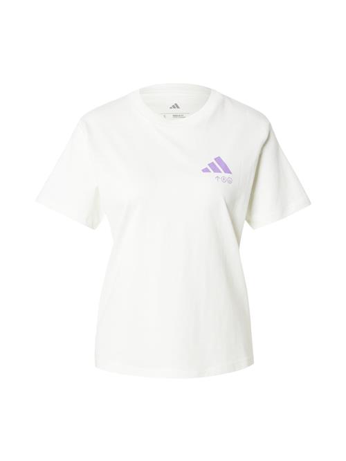 ADIDAS SPORTSWEAR Funktionsbluse  lyselilla / hvid