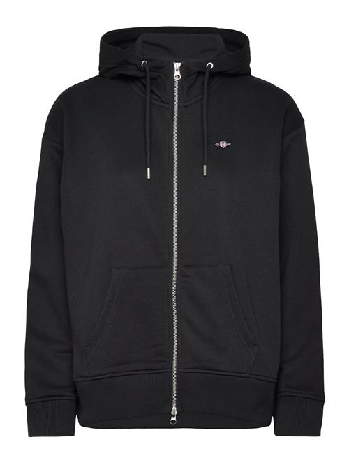 GANT Rel Shield Zip Hoodie GANT Black