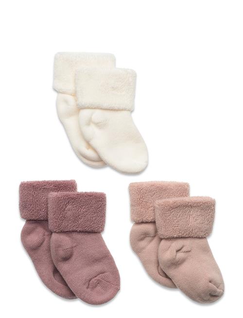 mp Denmark Cotton Baby Socks - 3-Pack Mp Denmark Pink