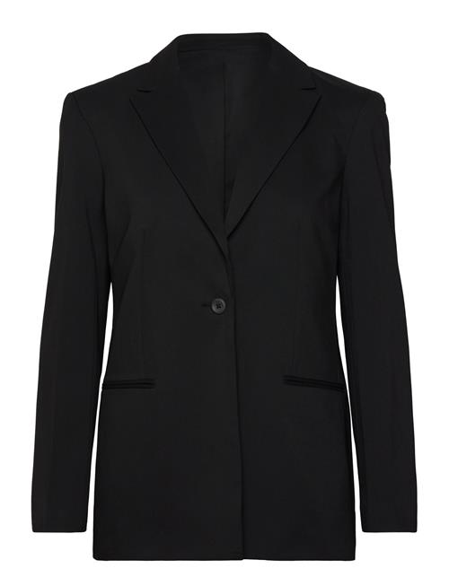 Ls Soft Crepe Blazer Calvin Klein Black