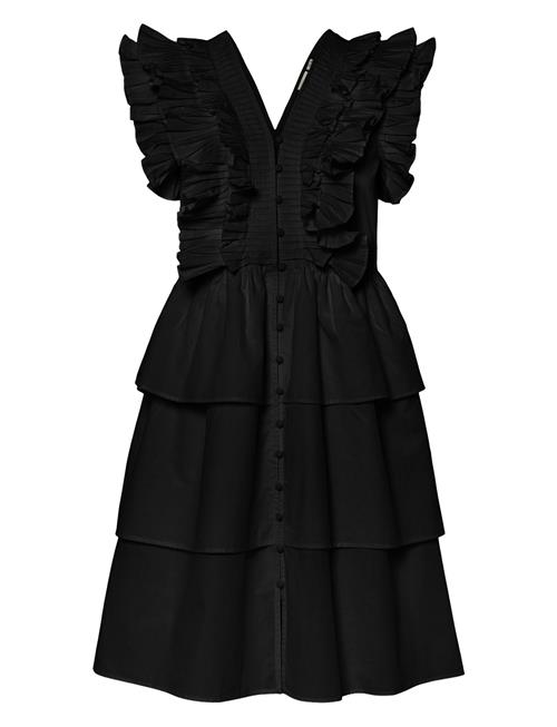 Yasruna Cs Ruffle Dress - D2D YAS Black