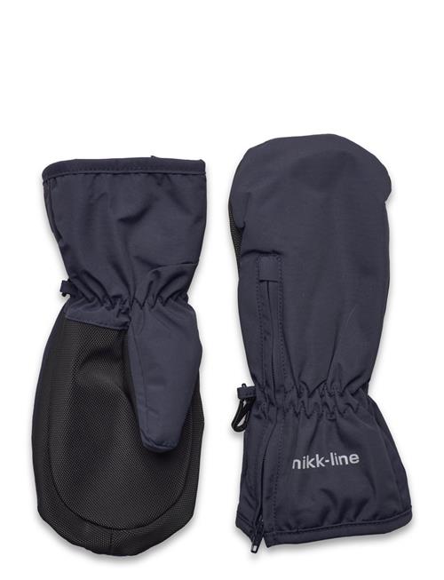 mikk-line Nylon Mittens W/Zipper Mikk-line Navy