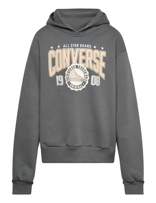 Converse Boxy Graphic Hoodie Converse Grey