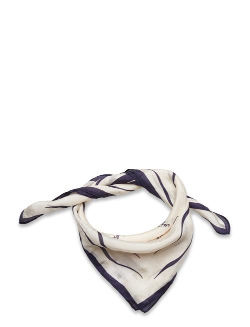 Lexington Clothing Big Wave Printed Silk Scarf Lexington Clothing Navy