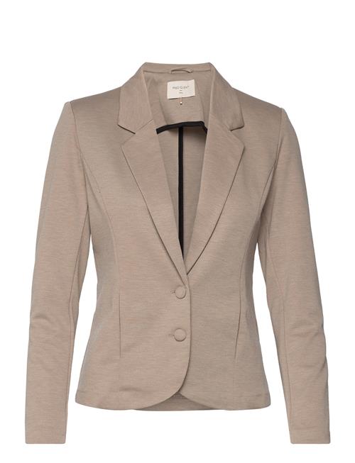 Jacket From Freequent In A Soft And Stretchy Material. The Jacket Has A Simple S FREE/QUENT Beige