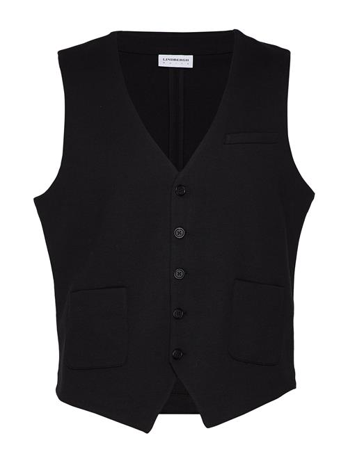 Se Superflex Knitted Waistcoat Lindbergh Black ved Booztlet