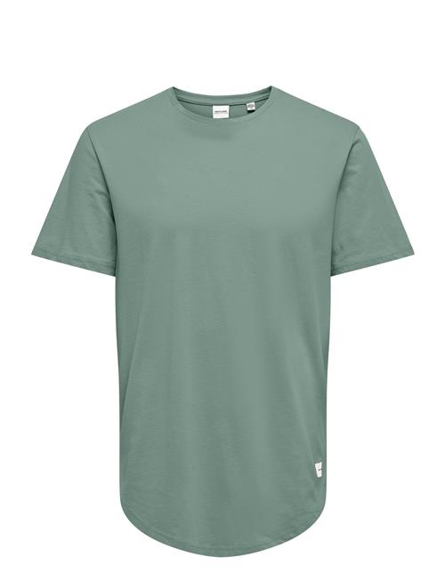 ONLY & SONS Onsmatt Longy Ss Tee Noos ONLY & SONS Green