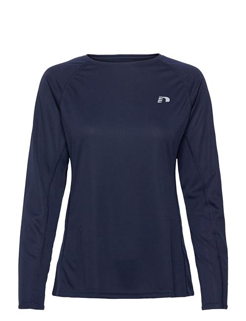 Women Core Running T-Shirt L/S Newline Navy