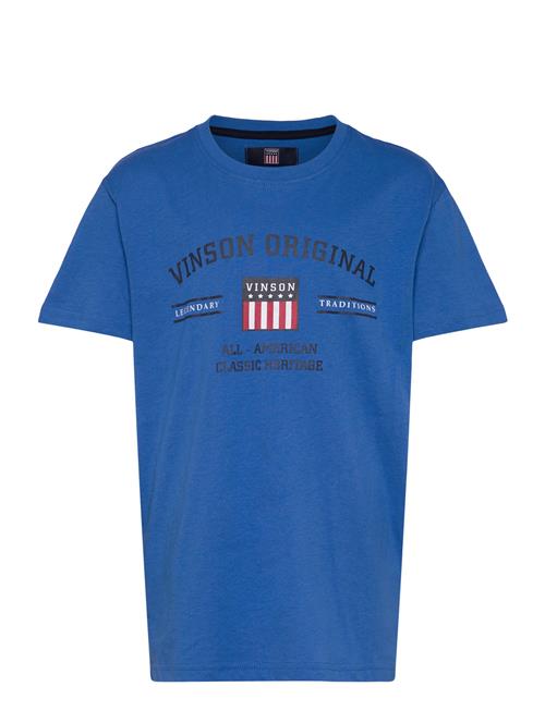 VINSON Vin T-Shirt Manuel Jr.boy VINSON Blue