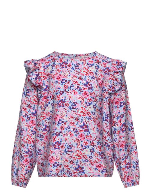 Kogveneda L/S Frill Top Ptm Kids Only Patterned