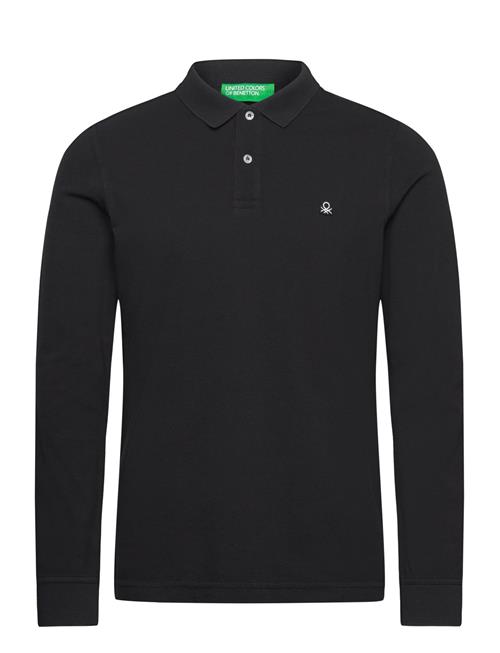 L/S Polo Shirt United Colors Of Benetton Black