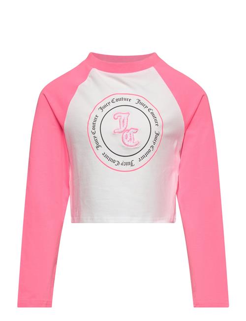 Juicy Couture Raglan Colour Block Ls Tee Juicy Couture Pink