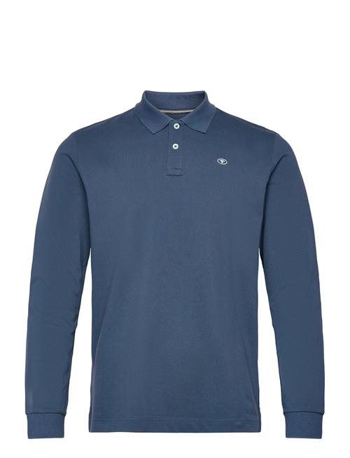 Basic Polo With Contrast Tom Tailor Navy