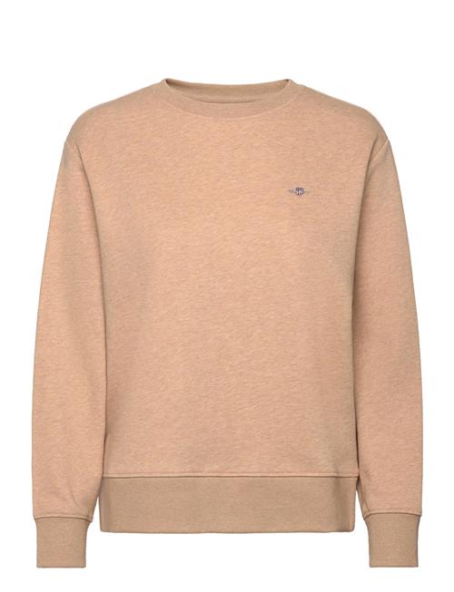 Se Shield C-Neck Sweat GANT Beige ved Booztlet