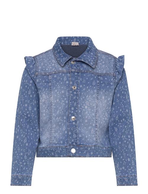 Jacket Aop Denim Minymo Blue