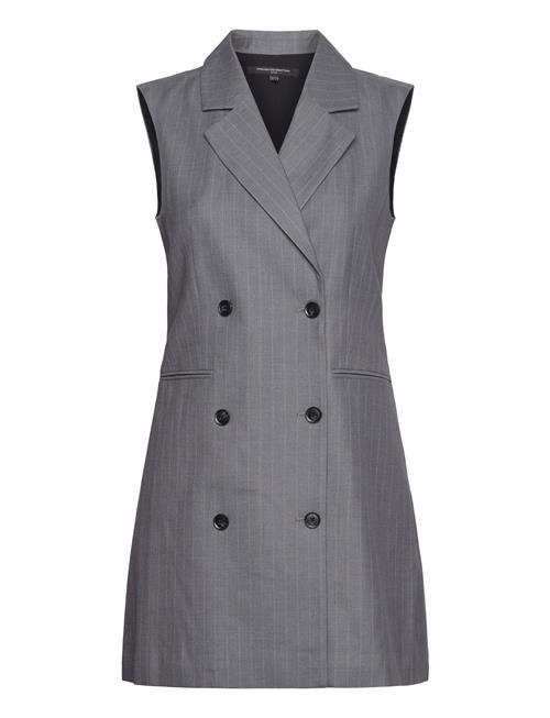 Fiorella Pin Stripe Tuxedo Dre French Connection Grey