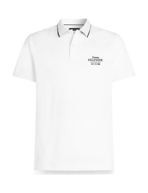 Left Chest Graphic Reg Polo Tommy Hilfiger White