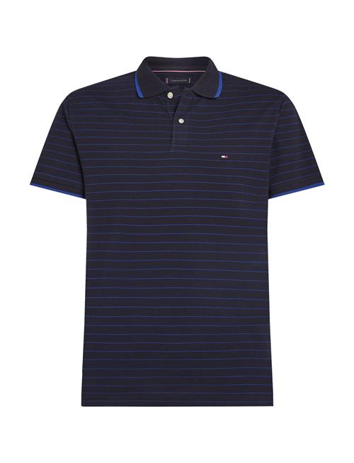 Oxford Stripe Reg Polo Tommy Hilfiger Navy