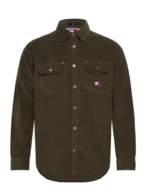 Tjm Rlx Cord Shirt Ext Tommy Jeans Green