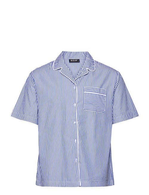 H2O Rønne Essential Pajamas Shirt H2O Blue