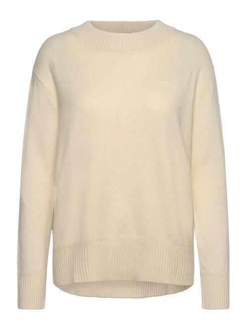 GANT Wool Blend Stand Collar GANT Cream